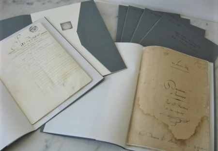 Préservation de documents de famille à Caen - Atelier de reliure à Caen