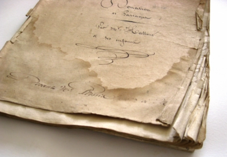 Conservation de documents de famille à Caen - Atelier de reliure à Caen